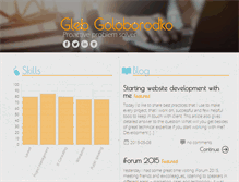 Tablet Screenshot of goloborodko.com